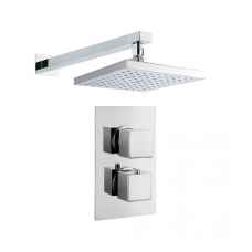 Bojac Chrome Thermostatic Concealed Shower